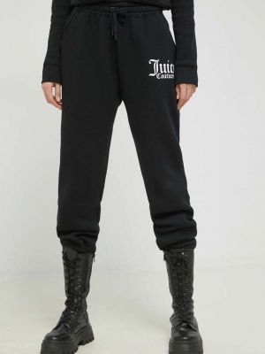Juicy Couture melegítőnadrág Sora fekete, női, nyomott mintás