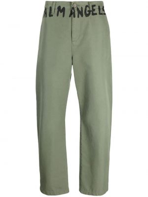Chino панталони с принт Palm Angels зелено