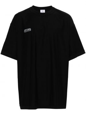 Koszulka bawełniana Vetements czarna
