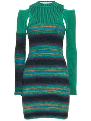 Mini šaty Andersson Bell zelená