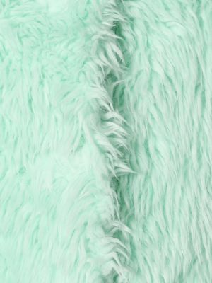 Cappotto corto di pelliccia Balenciaga verde
