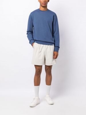Pull en coton col rond Norse Projects bleu