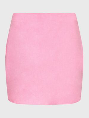 Midi sukně Gina Tricot růžové
