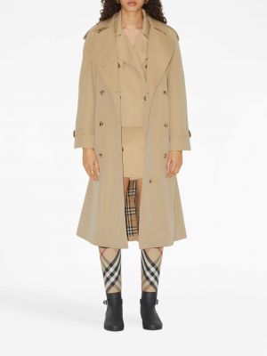 Trencz oversize Burberry beżowy
