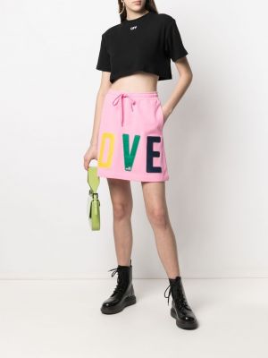 Spódnica Love Moschino różowa