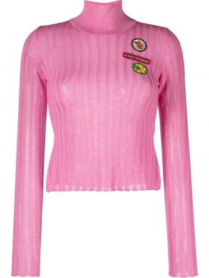Pullover mit stickerei Cormio pink