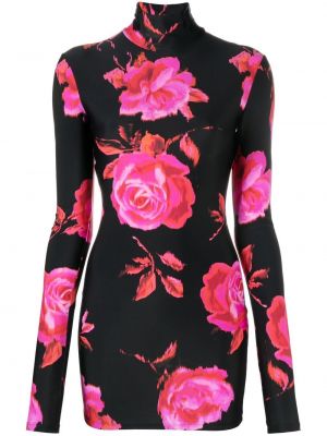 Trykt floral dress The Andamane svart