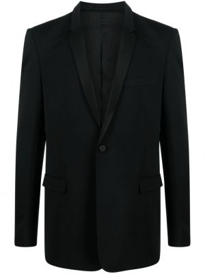 Satenski blejzer Modes Garments crna