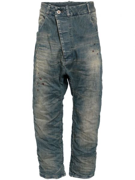 Asymmetrische jeans Boris Bidjan Saberi blau