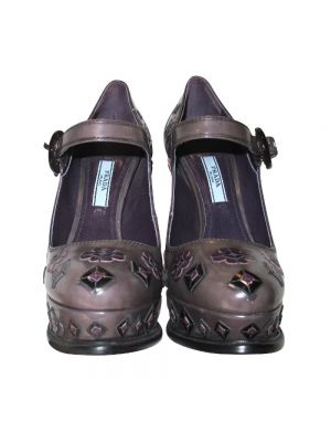 Sandały Prada Vintage fioletowe