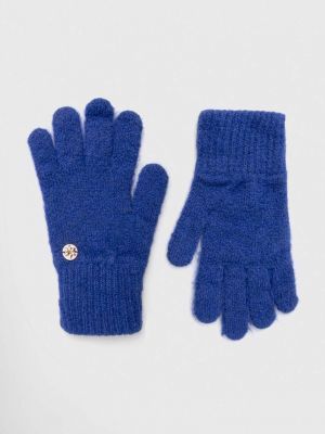 Modré vlněné rukavice Granadilla