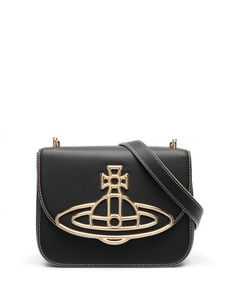 Чанта през рамо Vivienne Westwood черно