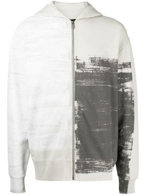 Abstrakt mönster hoodie A-cold-wall* grå