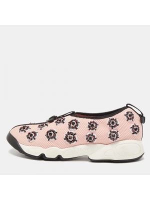 Sneakersy z siateczką Dior Vintage różowe