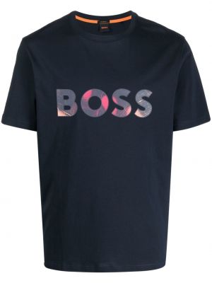 T-shirt Boss blå