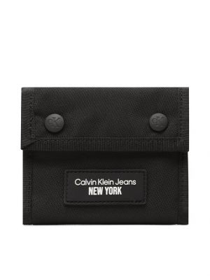Портмоне с велкро Calvin Klein Jeans черно