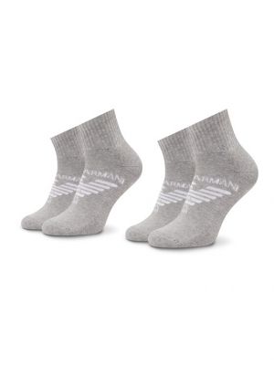 Чорапи Emporio Armani сиво