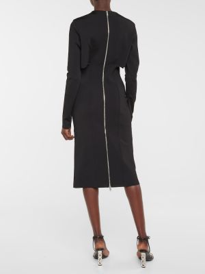 Midi haljina Givenchy crna