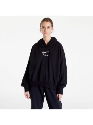 Fleece φούτερ με κουκούλα Nike μαύρο