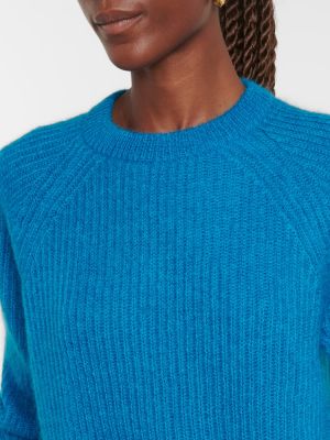 Džemper od mohera Max Mara plava