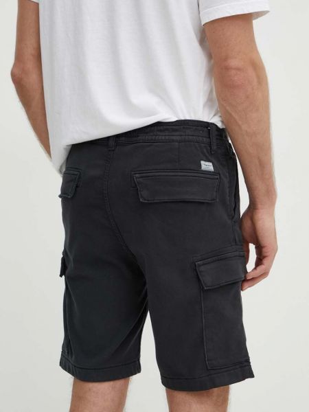 Cargo rövidnadrág Pepe Jeans fekete