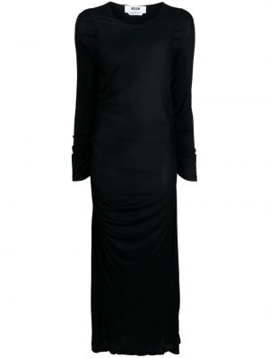 Dlouhé šaty Msgm černé