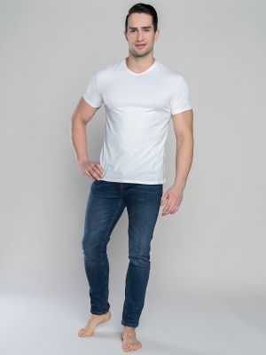 Polo marškinėliai trumpomis rankovėmis Italian Fashion balta