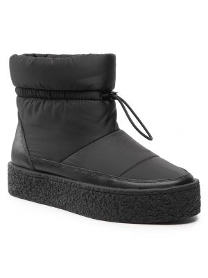 Členkové topánky Simple čierna