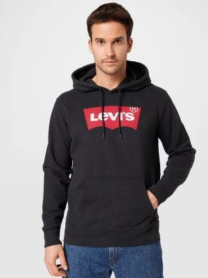 Relaxed fit džemperis su gobtuvu Levi's® juoda