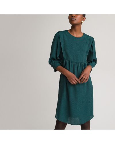 Платье La Redoute Collections зеленое