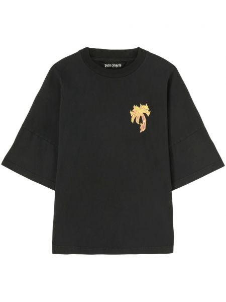 T-shirt Palm Angels sort