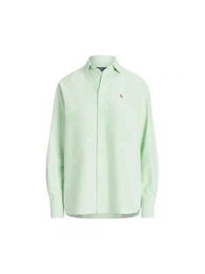 Koszula relaxed fit z długim rękawem Polo Ralph Lauren zielona