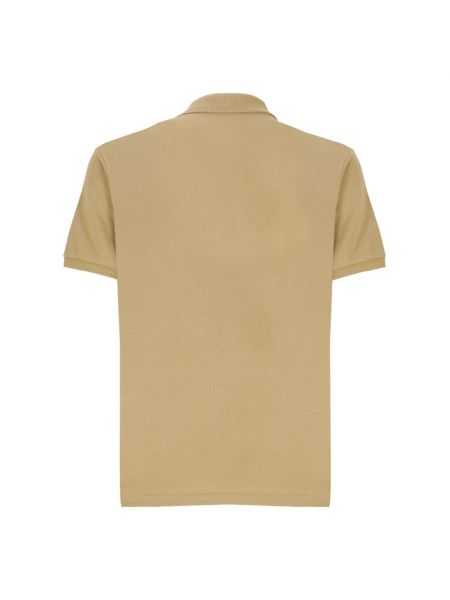 Camisa con bordado de algodón Ralph Lauren beige