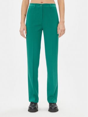 Bavlnené priliehavé nohavice United Colors Of Benetton zelená
