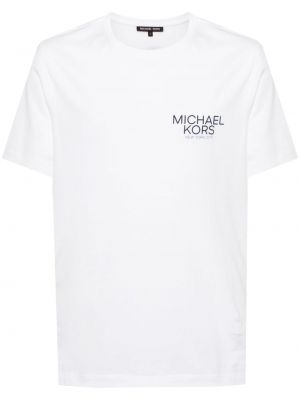 Памучна тениска с принт Michael Kors