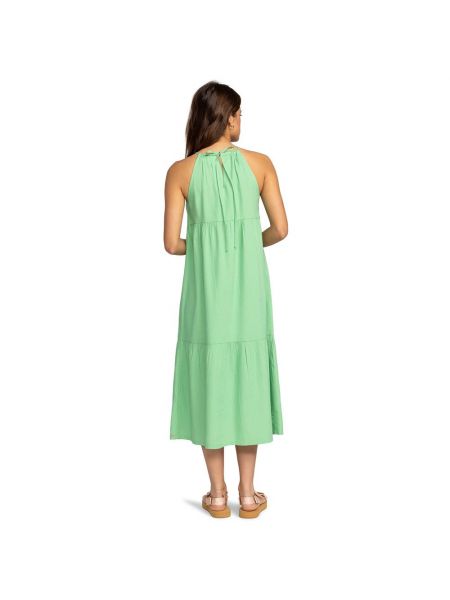 Длинное платье Roxy зеленое