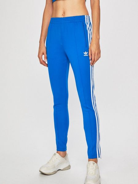 Hlače Adidas Originals modra
