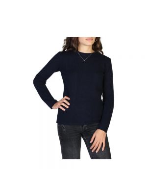 Sweter z kaszmiru z długim rękawem Cashmere Company niebieski
