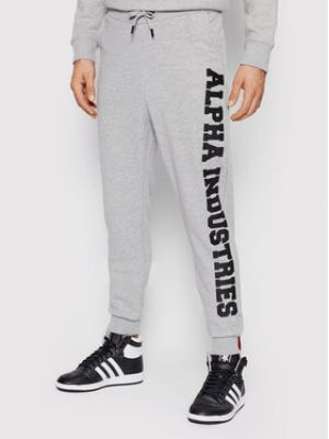 Pantalon de joggings Alpha Industries gris