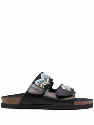 Trykt flip-flops Missoni svart