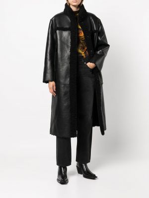 Manteau de fourrure réversible Apparis noir