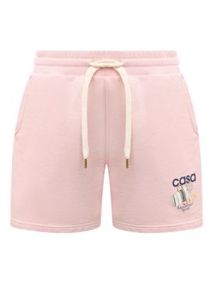 Хлопковые шорты Casablanca розовые