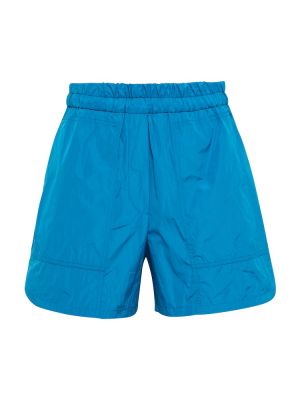 Pantaloni scurți cu talie înaltă Dries Van Noten albastru