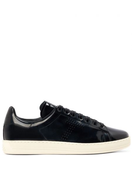 Deri sneaker Tom Ford siyah