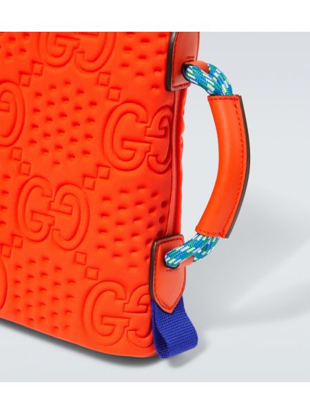 Δερμάτινη τσάντα Gucci πορτοκαλί