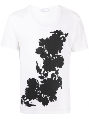 T-shirt à imprimé avec manches courtes Ports V blanc
