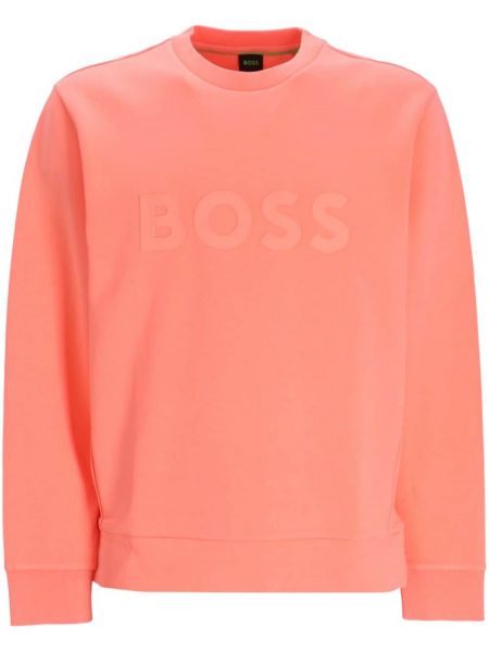 Jersey sweatshirt Boss orange