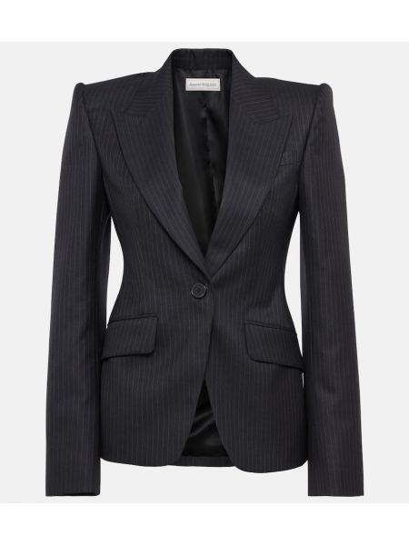 Blazer en laine Alexander Mcqueen