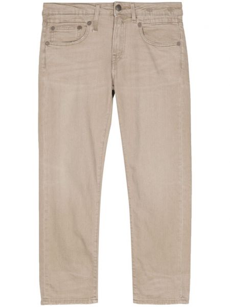 Obnosené džínsy s rovným strihom s nízkym pásom R13