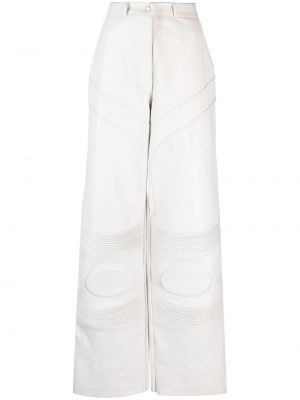 Δερμάτινο παντελόνι Almaz λευκό